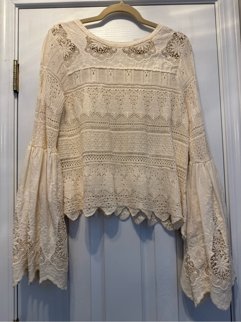 Free People crochet top
